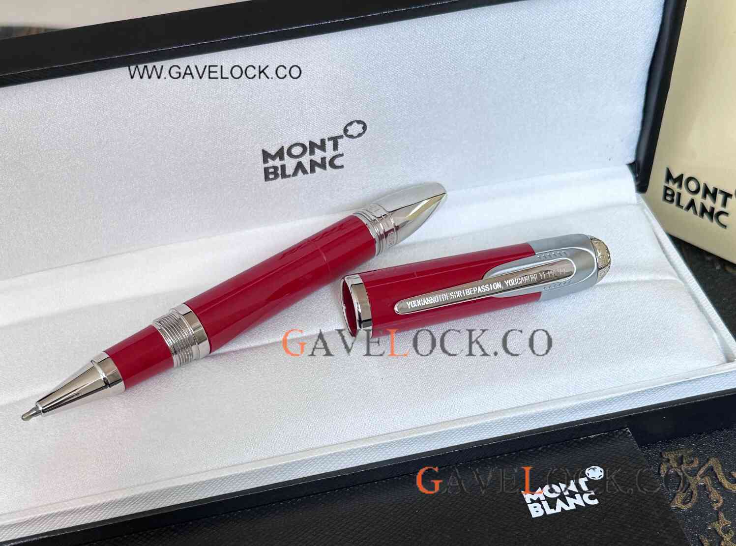 Copy Montblanc Great Characters Enzo Ferrari Rollerball Pure Red Pen